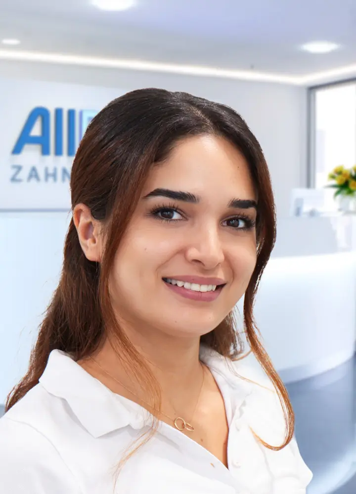 Portrait Zahn&auml;rztin Yara Nofal (AllDent Berlin)