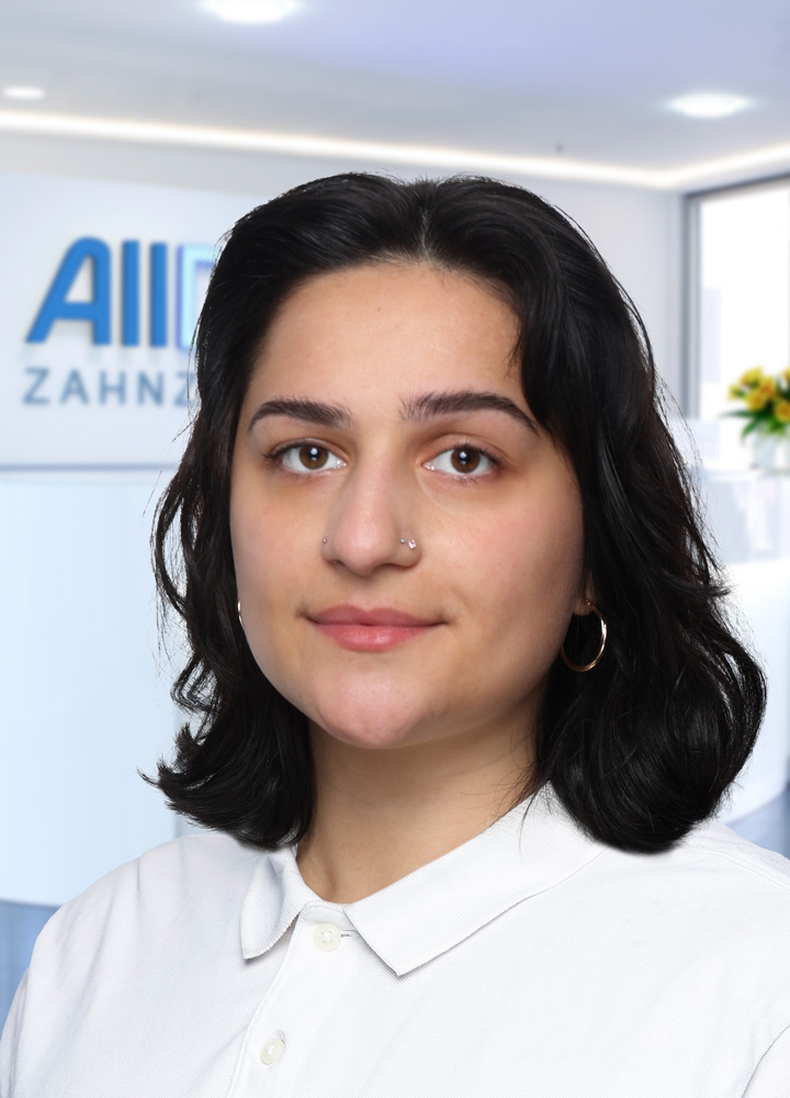 Portrait Zahn&auml;rztin Theranda Blakaj (AllDent Berlin)